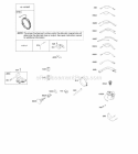 Alternator Ignition Diagram and Parts List for 20S157-0110-F1  Briggs and Stratton Engine